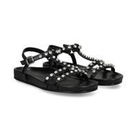 kennel  schmenger sandalias planas mujer - negro talla 39