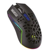 sparco clutch raton gaming inalambrico rgb 4800dpi
