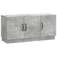 mueble de tv gris hormigon 99 x 345 x 47 cm vidaxl