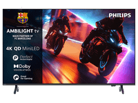 tv mini led 55 - philips ambilight 55mled920 4k qd miniled 139cm smart dolby vision y atmos titan os negro