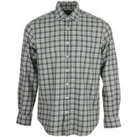 cafe coton camisa manga larga denys para hombre
