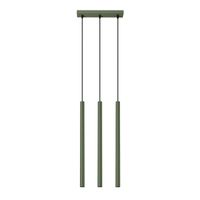 lampara colgante vacu verde 3 luces