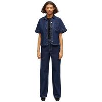 object pantalones jeans java - dark blue denim para mujer
