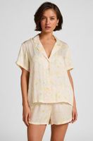 hunkemoller short de saten blanco