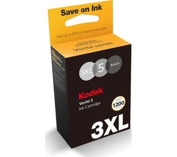 KODAK Verite #5 3XL Black Ink Cartridge, Black