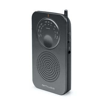 Pocket Radio 2 Band FM/MW Black