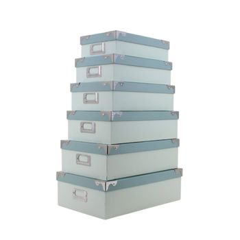 Juego de 6 cajas de almacenamiento