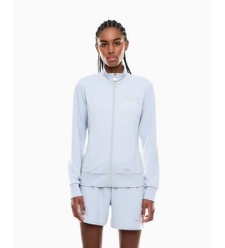 EA7 para mujer. 8NTM43_TJ9RZ Chaqueta Evolution azul (XXL), Casual, Deportivo, Poliéster