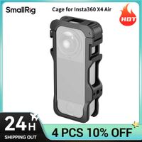 jaula smallrig x4 air para camara de accion insta360 x4 air jaula de cobertura total con cubierta de silicona para lente reemplazo rapido de bateria 5940