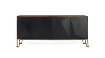 Aparador con cuatro puertas fabricado en madera de mango 180 cm