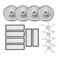 accesorios para aspiradora bot w10 cepillo lateral filtro hepa pano de fregona piezas y accesorios