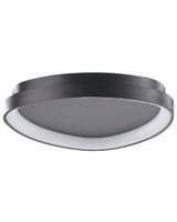 lampara led de techo  metal negro