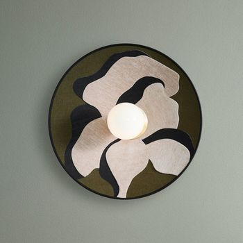 Aplique de pared nostalgia kaki