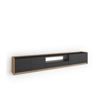 Mueble Tv Gaucín-02 Con Luz Led Y Almacenaje Práctico