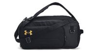bolsa de deporte pequena under armour contain duo negro oro