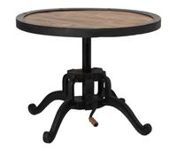 mesa de altura regulable natural  d76x46