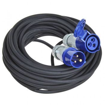 ProPlus Cable Extensión de Alimentación CEE 10m Negro/Azul