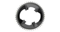 plato exterior sram rival axs distancia entre centros de 107 mm  con tapones de rosca