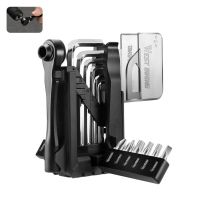kit de herramientas portatil para reparacion de bicicletas west biking con llave de trinquete palanca de neumaticos de