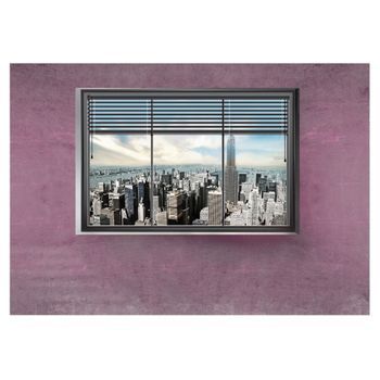 Papel Pintado 3d - Ventana De Nueva York Ii (350x245 Cm)