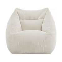puf de pana medellin - beige - 85 x 85 x 72 cm