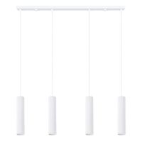 lampara colgantes blanco aluminio alt 120 cm