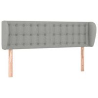 cabecero de tela gris claro 147x23x7888 cm vidaxl