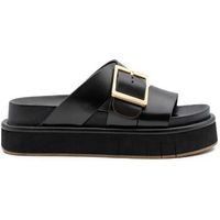 paloma barcelo chanclas demi cowhide black para mujer