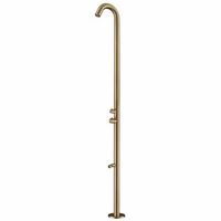 ducha exterior de agua caliente y fria sined shower quartu oro