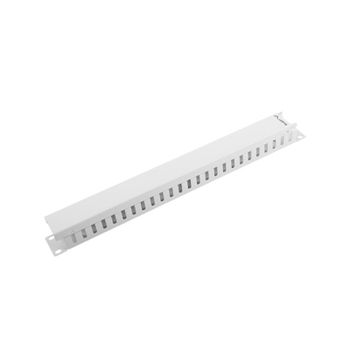 Panel gestión de cables Lanberg AK-1201-S 1U 19