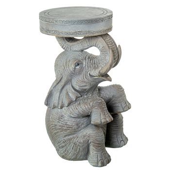 Mesa Auxilar Resina Con Base Ele Fante
