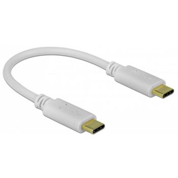 Cable de Carga USB-C DeLOCK 15 cm PD 100 W con E-Marker