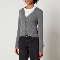 ami de coeur cashmere and wool-blend cardigan - xl