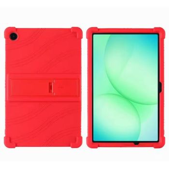 Funda ajustable con soporte para Samsung Galaxy Tab A11 Plus de 11 pulgadas, funda de silicona suave segura para niños de múltiples ángulos, X233 X235