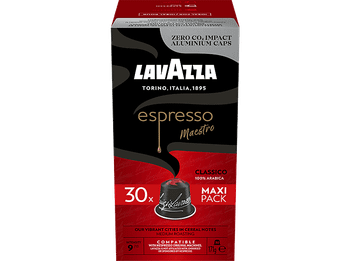 Cápsulas monodosis - Lavazza Espresso Clásico, 30 unidades, Compatibles con máquinas Nespresso, 171 g