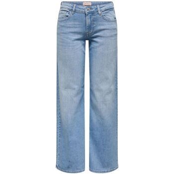 Only Jeans 15358455 JUDY-O LW WIDW LEG-LIGHT BLUE DENIM para mujer