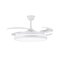 ventilador led aspas retractiles charly l cct dim 80w
