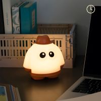 mini lampara de noche led de escritorio lampara de mesa de dibujos animados portatil recargable por usb creativa para cafeteria bar decoracion del hogar hotel y dormitorio