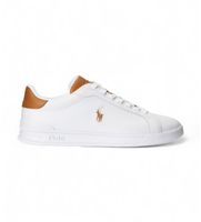 polo ralph lauren para hombre 809877598001 zapatillas de piel basicas blanco 45 plano cordones casual