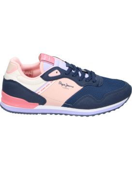 Zapatillas Pepe Jeans Pgs400016-595 Azul Marinas Para Mujer 37