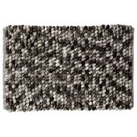 alfombra de bano vintage gris oscuro y blanco 50x80 cm sealskin