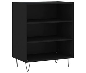 Vidaxl aparador madera de ingeniería negro 57x35x70 cm