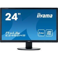 iiyama prolite e2482hs-b1 full hd 24r lcd monitor - black black