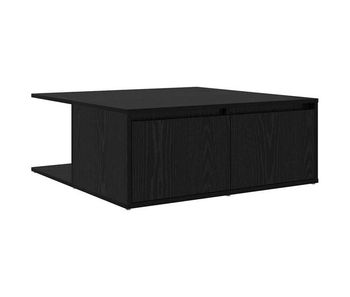 Mesa de café - mesa de centro - mesa baja roble negro 80 x 80 x 31 cm madera contrachapada