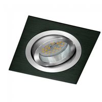 empotrable de techo led classic cuadrado negro 8w