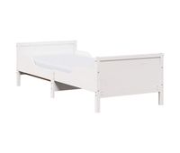 estructura de cama individual para adultos - 80 x 200 cm madera de pino macizo