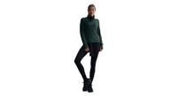 camiseta termica con 1 2 cremallera nike therma fit swift element green  mujer