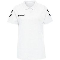 hummel polo polo go cotton blanc para mujer