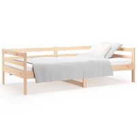 cama individual  sofa cama sin colchon madera maciza de pino 80x200 cm cfw76152