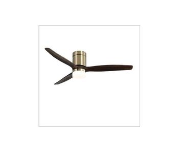 Ventilador de techo metal color dorado serie aguilã³n 132cm